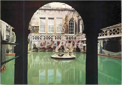 Moderne Karte England The Roman Baths bath