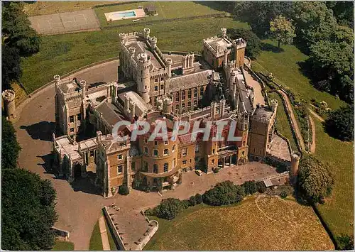 Moderne Karte Belvoir Castle Aerial View