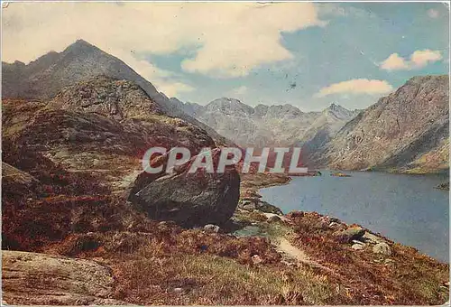 Moderne Karte Loch Coruisk in the heart of the Cuillin Hills Isle of Skye