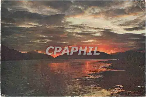 Cartes postales moderne Sunset over Garven of Ardgour from Ballachulish Ferry