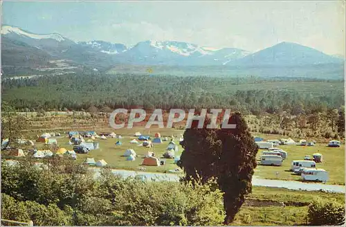 Cartes postales moderne Looking to Cairngorms from the Camping ground