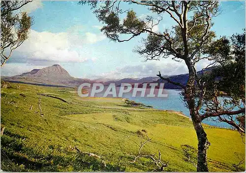 Cartes postales moderne Loch Hope and Ben Hope from the Easy