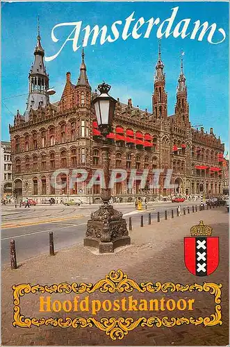 Cartes postales Amsterdam Le poste principale