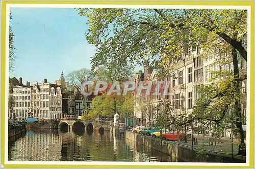 Cartes postales Amsterdam Holland Des facades historiques au Herengracht