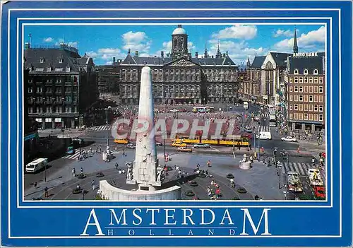 Ansichtskarte AK Amsterdam Holland Nationaal monument met Paleis