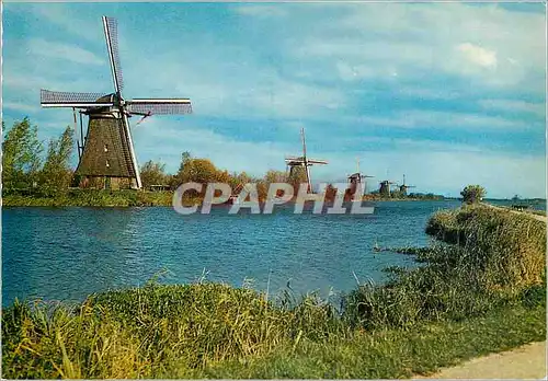 Cartes postales moderne Dutch Windmills Kinderdijk Moulin a vent