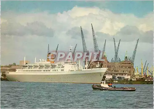 Cartes postales moderne Rotterdam Vue de l'havre Bateaux