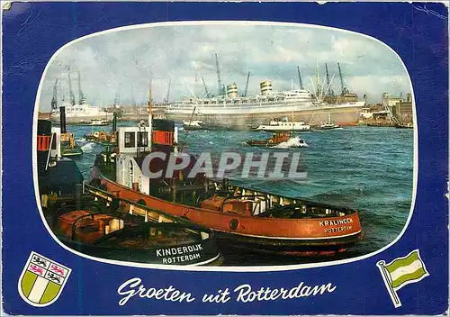 Cartes postales moderne Rotterdam View on the Harbour