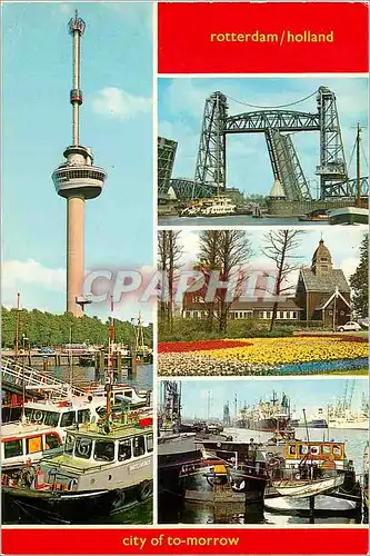 Cartes postales moderne Rotterdam Holland Bateaux