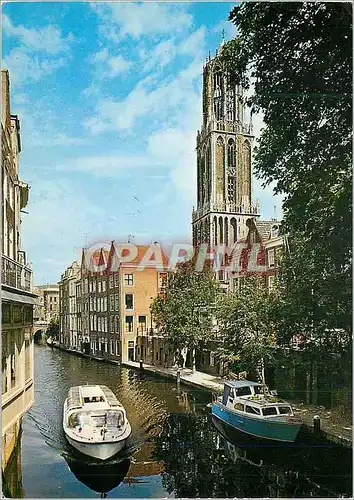 Moderne Karte Utrecht Holland Oude Gracht