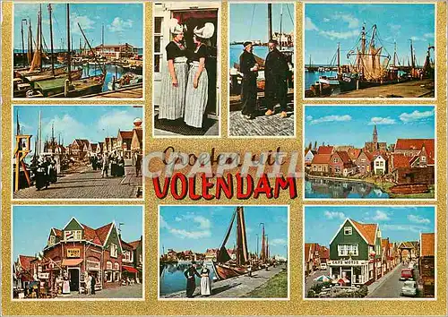 Cartes postales moderne Groeten uit Volendam