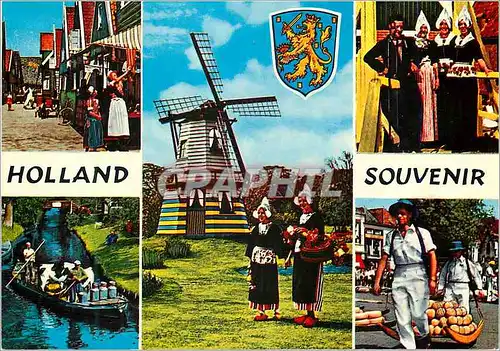 Moderne Karte Holland Souvenir