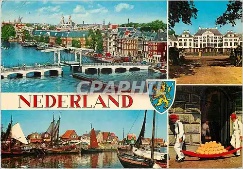 Cartes postales moderne Nederland Bateaux Fromage
