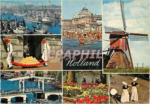 Moderne Karte Holland Moulin a vent
