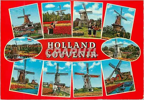 Moderne Karte Holland Souvenir