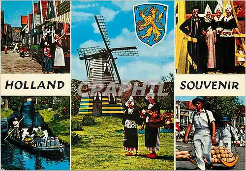 Moderne Karte Holland Souvenir