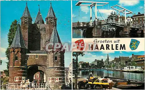 Moderne Karte Groeten uit Haarlem