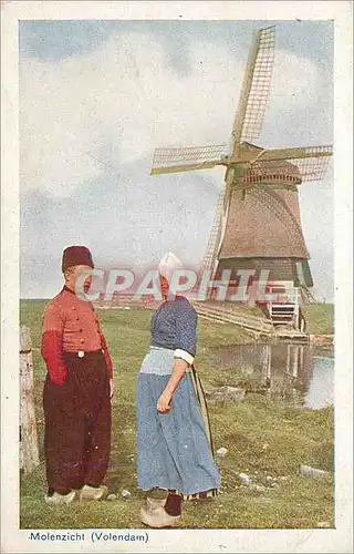 Cartes postales Molenzicht Volendam Moulin a vent