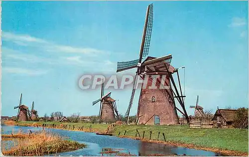 Moderne Karte Dutch Windmill