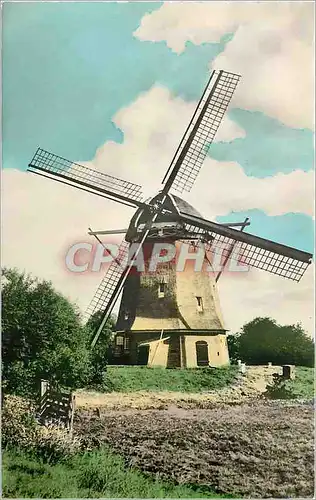 Moderne Karte Dutch Windmill