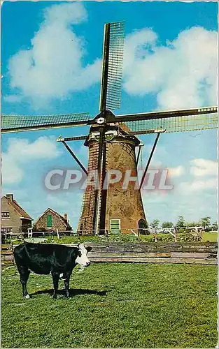 Moderne Karte Dutch Windmill