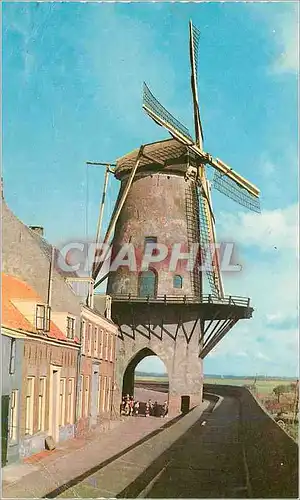 Moderne Karte Hollande Molen Dutch Windmill