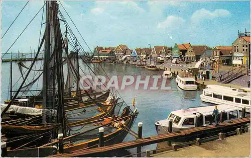 Moderne Karte Volendam Bateaux