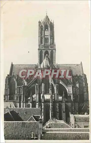 Cartes postales moderne Domkerk met toren te Utrecht gezein vanaf Pieterskerk