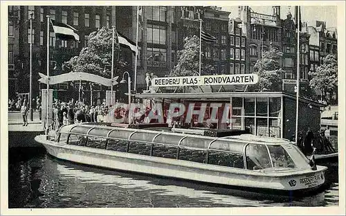 Cartes postales moderne Reederij Plas Damrak to Amsterdam