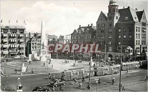 Moderne Karte Amsterdam C National Monument Dam Tramway