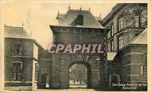 Moderne Karte Den Haag Poortje op het Binnenhof