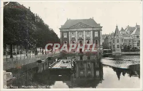 Cartes postales moderne Den Haag Mauritshuis vijver zide