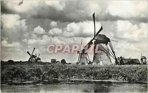 Cartes postales moderne Hollands Molenlandschap Moulin a vent