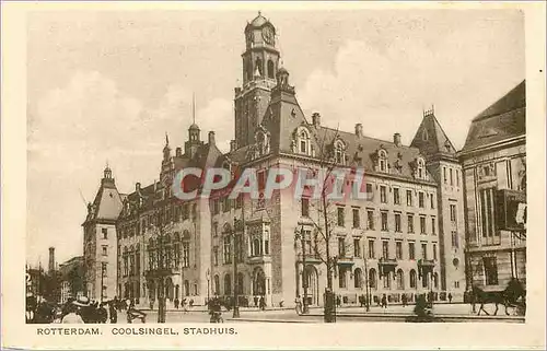 Cartes postales Rotterdam Coolsingel Stadhuis