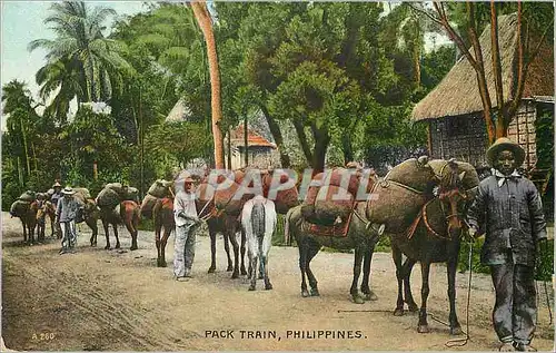Cartes postales Pack Train Philippines