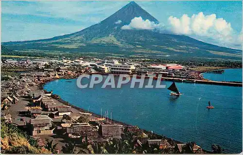 Moderne Karte Philippines The volcanic peak Mt Mayon near Legaspi