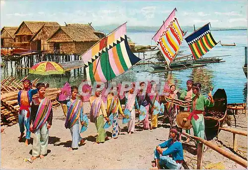 Moderne Karte Beautiful Philippines as best exhibited through colorful dane costume and setting