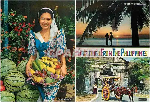 Cartes postales moderne Greetings from the Philippines