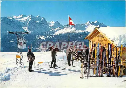 Cartes postales moderne Gondelbahn Hasliberg Kaserstatt Station Kaserstatt