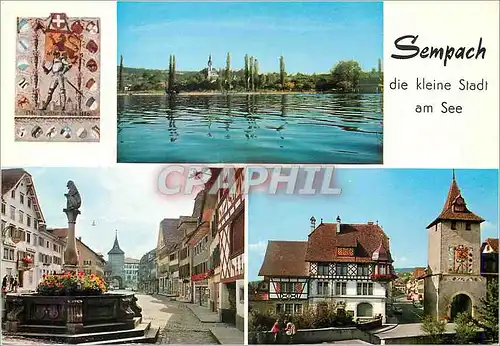 Cartes postales moderne Sempach Stadt Schweiz