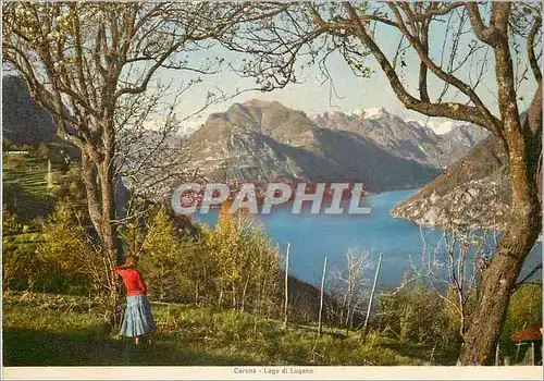 Cartes postales moderne Carona Lago di Lugano