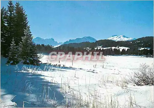 Cartes postales moderne Lenzerheide Valbella Heidsee mit Piz d Arbiatsh Piz Forbisch Piz Toissa und Piz Curver