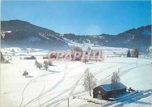 Cartes postales moderne Agerital Ski Luftaunahme