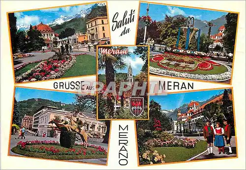 Cartes postales moderne Saluti Merano