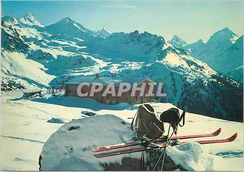 Cartes postales moderne Cabane Bella Tola sur Saint Luc Valais Suisse