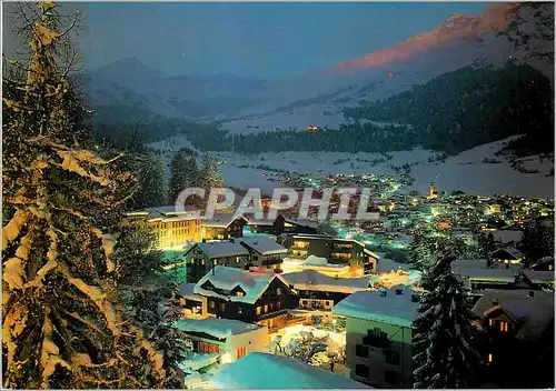 Cartes postales moderne Winterablend in Flims Graubunden