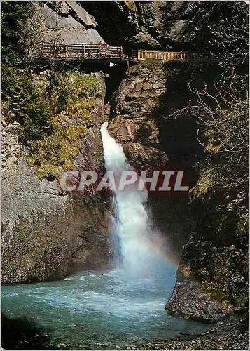 Moderne Karte Trummelbach bei Lauterbrunnen