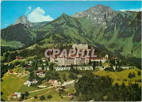 Cartes postales moderne Schweiz Caux et Rochers de Naye Vue generale
