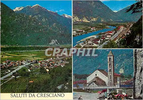 Cartes postales moderne Saluti da Cresciano Ti