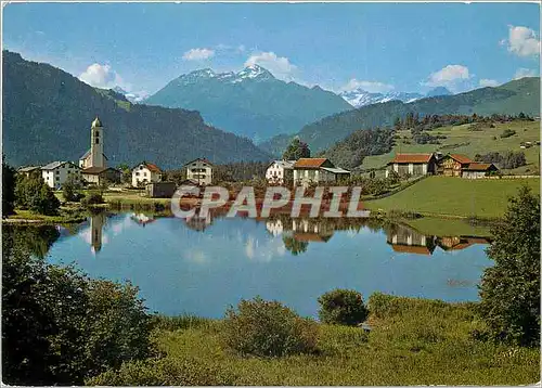 Cartes postales moderne Laax mit Piz Ault und Piz Terri